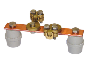 Imagen de BARRA EQUIP. 3 BORNES CON AISLADORES